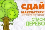 «Сдай макулатуру – спаси дерево!»