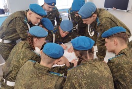 Военно-спортивная игра "Орлёнок": эхо 85-летия контрнаступления под Москвой.